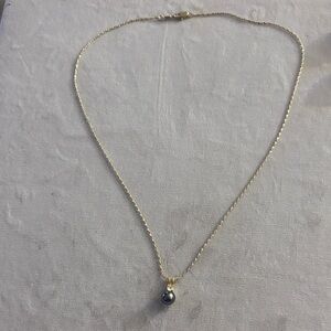 Gold and Silver Pendant Necklace
